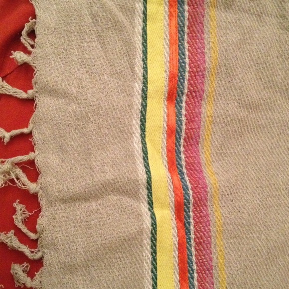 SOLD *Free people Jago wrap with fringe. - Picture 3 of 3