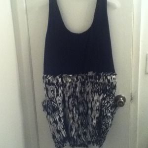 ✋SOLD✋NWT Torrid black and white romper
