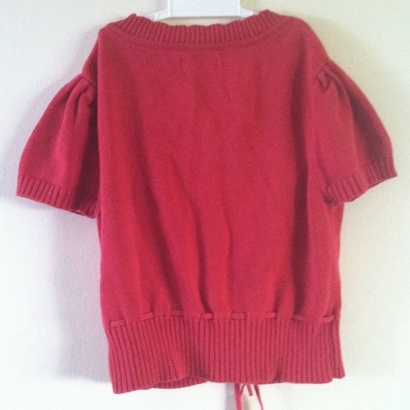 Red half sweater*REDUCED* - Picture 2 of 2