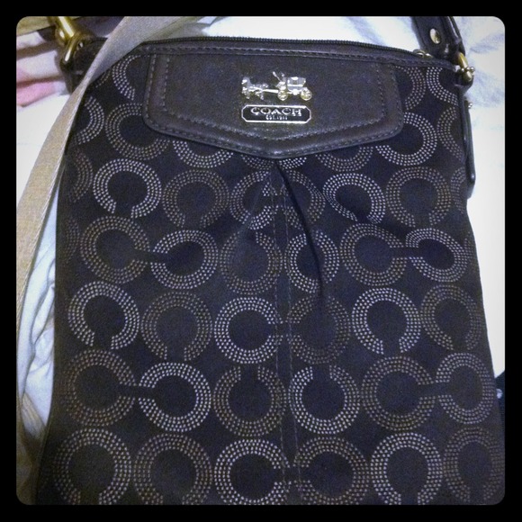 Brown coach cross body bag!