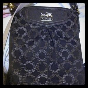 Brown coach cross body bag!
