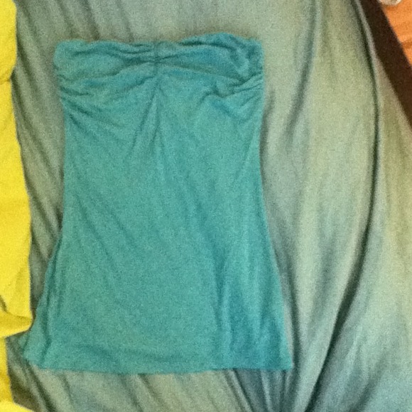 Turquoise tube top