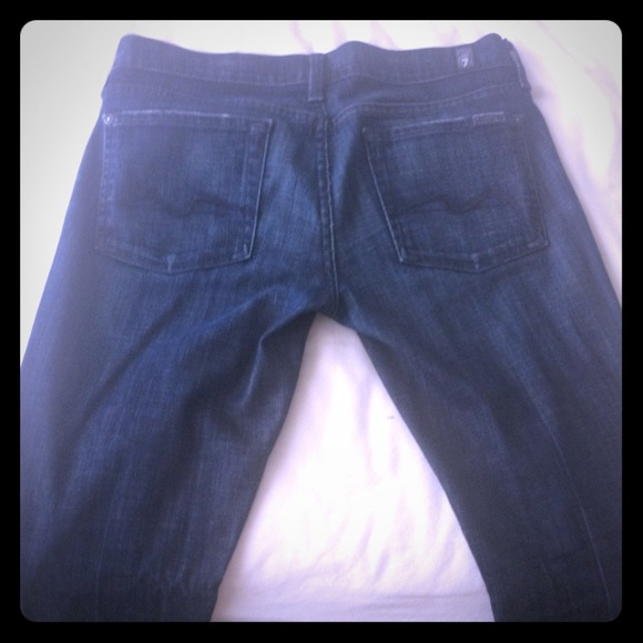 Size 28 straight leg 7 for all mankind denim