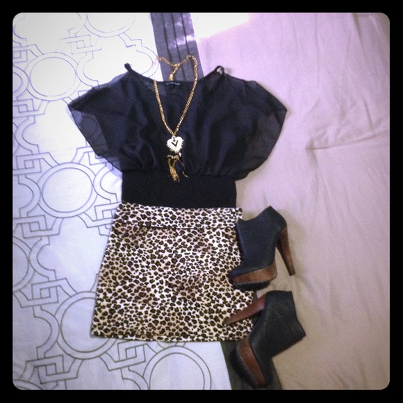 Sexy Leopard Skirt