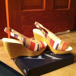 Anne Klein wedge sandals