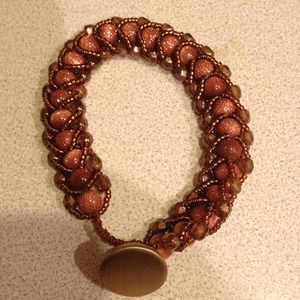 Handmade Flat Spiral Bracelet