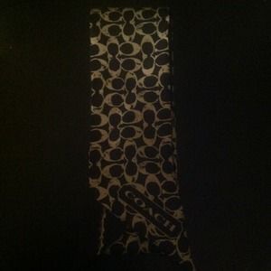 Coach ponytail scarf