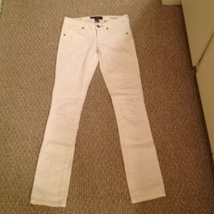 Volcom white denim jeans