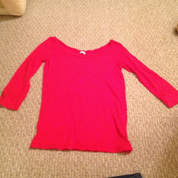 Splendid red cotton shirt