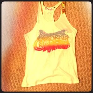 Fresh brand. White top