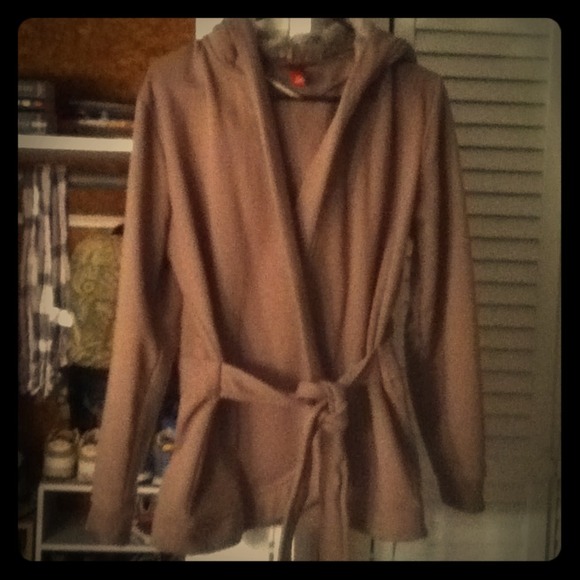 Soft brown jacket. Never worn