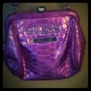 Guess mini handbag neon