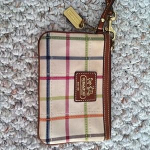 Authentic coach wristlet
