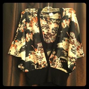 Sheer flowy top