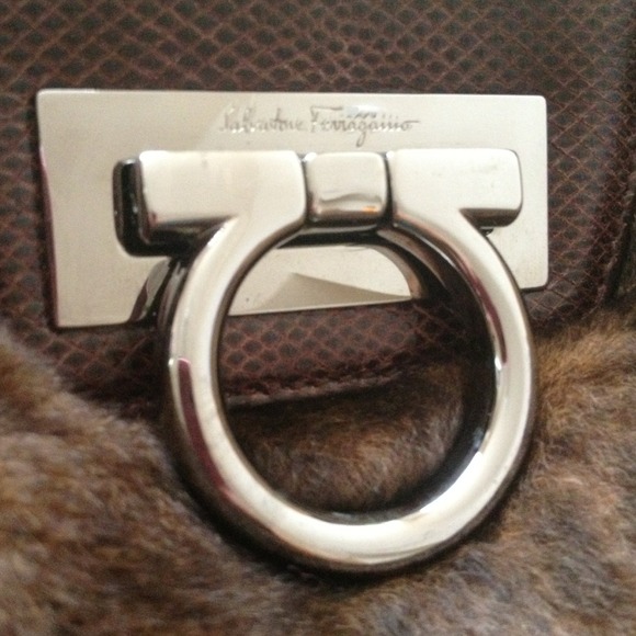 New Condition Salvatore Ferragamo Real Rabbit Fur - Picture 2 of 4