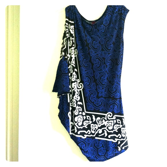Blue Tribal pattern dress