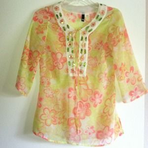 Sheer summer top
