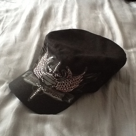Harley Davidson military hat.