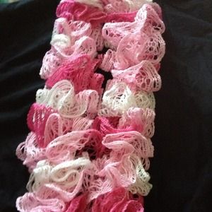 Handmade ruffle scarf