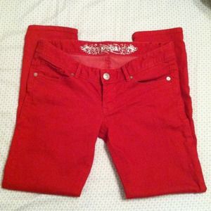 RESERVED 4 @cstrozier - Express skinny red jeans