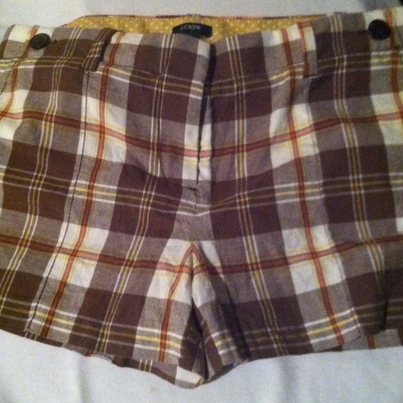 J. Crew plaid shorts
