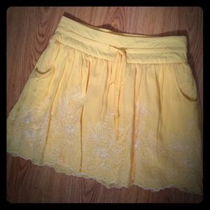 Yellow skirt