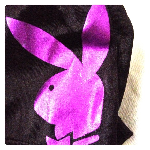 NWOT Playboy booty shorts with garter clips