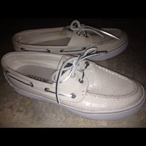 Clear sequin sperrys!