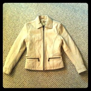 Leather Limited Outerwear - Amazing Small Tan Leather Jacket Motorcycle winter Leather Limited Outerwear - Amazing Small Tan Leather Jacket Motorcycle winter
