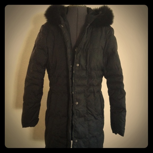 1Madison Luxe outerwear down fox fur coat