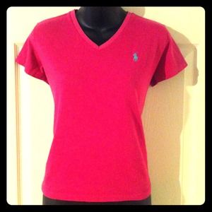 Reserved for LAURABETHT Ralph Lauren V-Neck Tee