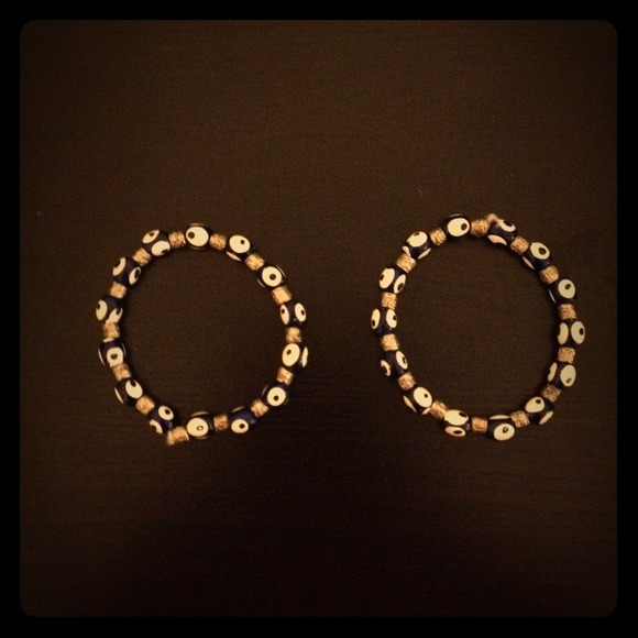 2 evil eye bracelets