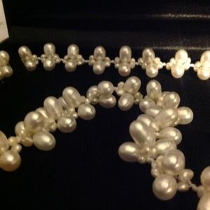 Freshwater Cultured Pearl Silver Necklace