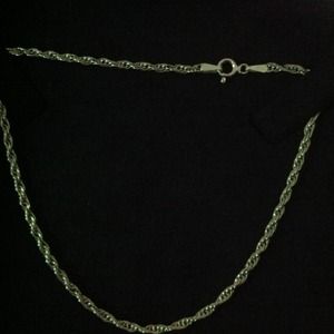 Sterling Silver Rope Anklet