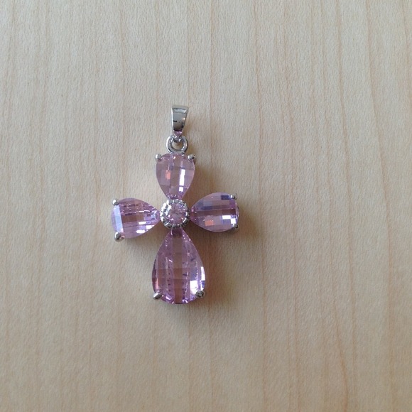 .925CZpinkpendant