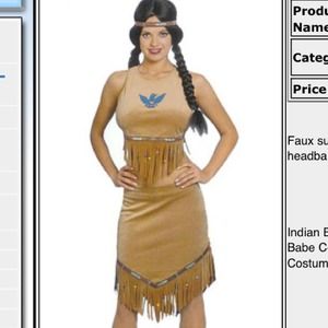 🎃Indian Babe costume👻