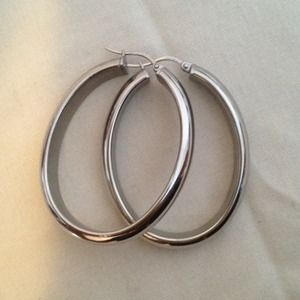 Silver earrings