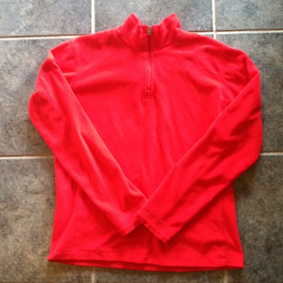 **SOLD** Columbia Pullover Red fleece - Picture 1 of 2