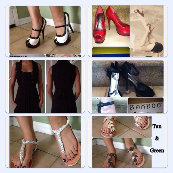 Heels sandals dress bundle
