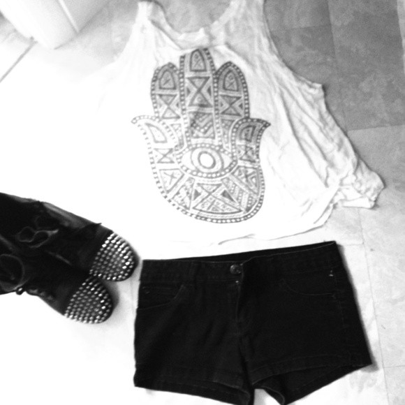 Black shorts