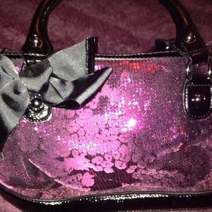Betsy Johnson sequin purse