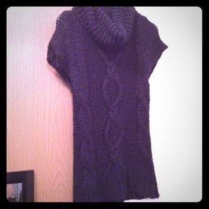 Knitted Short Sleeve Sweater