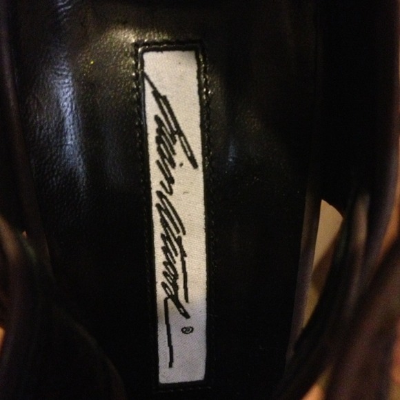 REDUCED! Brian Atwood Violet Smoke Open Toe - Picture 2 of 3