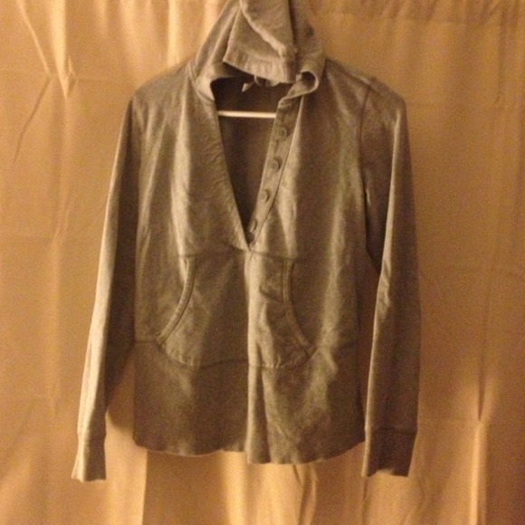 Grey maternity hoodie