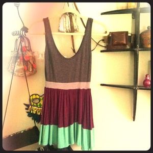 Urban outfitters color blocking dress