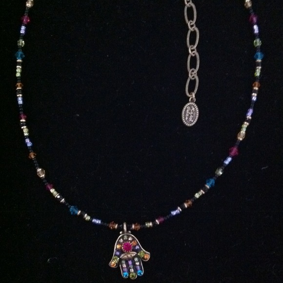 Michal Golan Gallery Jewelry - Colorful 16" beaded necklace.                SOLD