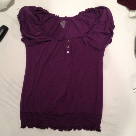 Old navy peasant top