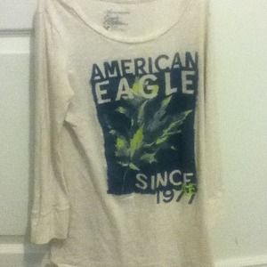 American eagle half sleeve shirt