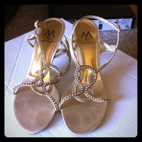 Gold heels