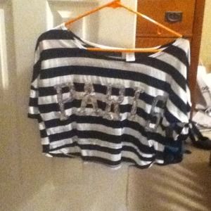 Awesome shirt that says "Paris"